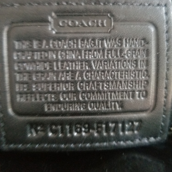 Cartera negra y beige marca coach,excelentes condiciones. - Picture 5 of 8